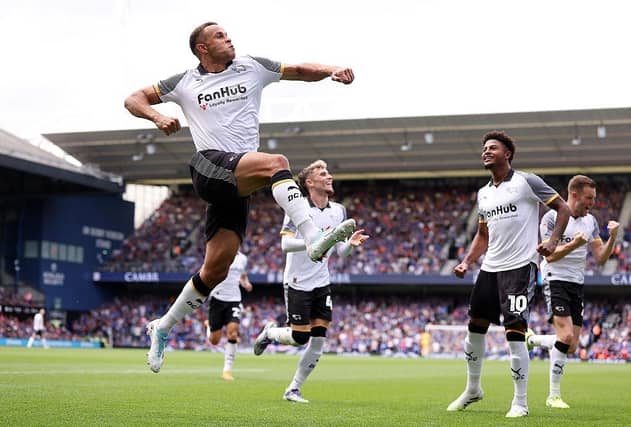 Derby County earned a first win of the season with a late win at West Brom.