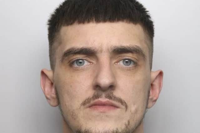 As well as being jailed for 11 years and two months, Owen Bush, 27, was handed an extended four-year licence period due to the danger he posed and a restraining order preventing him from having any contact with the victim.