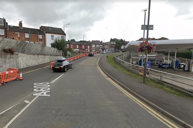Surface dressing is taking place on the A608 Derby Road in Heanor - there is currently no date for completion.