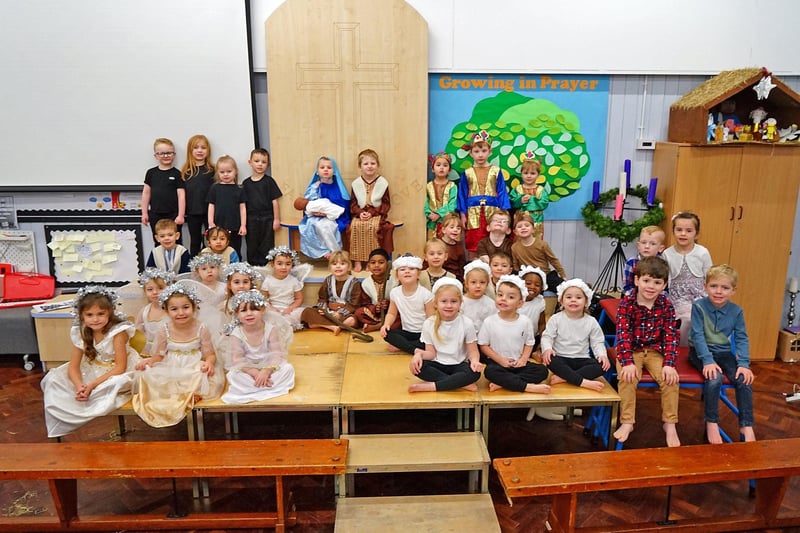 St Joseph’s Catholic and CofE Primary School put on their nativity play in 2022.