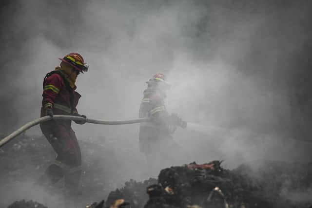 Derbyshire Fire and Rescue Service are joining a new scheme to help residents report deliberate fires anonymously. Photo by JOHAN ORDONEZ/AFP via Getty Images.