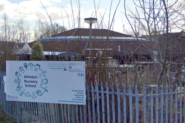 Alfreton Nursery School at  Stanton Close, Alfreton has been rated as 'outstanding' since 2006.  This rating has been confirmed following further Ofsted inspections 2009, 2011, 2015 and 2019.
