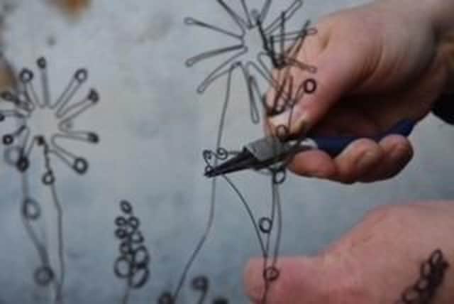 Wire sculpting workshop at St Anne's Church, Ambergate on June 18 and 19, 2022.