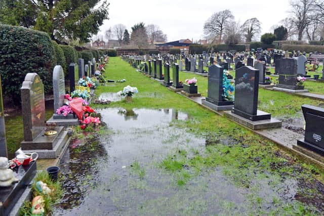 Jane said 'many' other graves were also affected.
