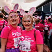 Hannah Taylor with her nan Sandra Vardy at Ashgate Hospice's Sparkle Night Walk in 2023.