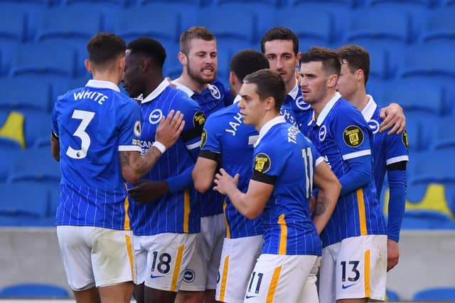 Brighton's Premier League relegation odds. (Photo by Neil Hall - Pool/Getty Images)