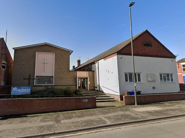 The former Ilkeston Methodist Church on the corner of Nottingham Road and Little Hallam Lane
