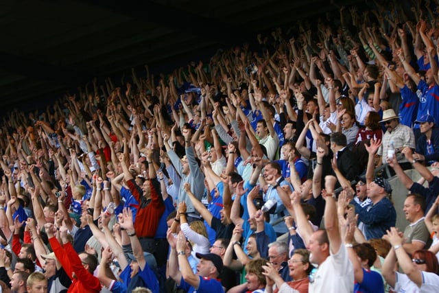 More than 1300 Chesterfield fans cheered the team to victory at Mansfield.