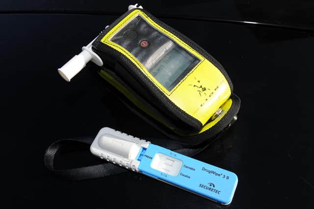 Motorists suspected of driving under the influence of drink or drugs will be stopped and tested.