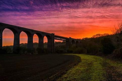 The Conisbrough Viaduct from  @si_s_place