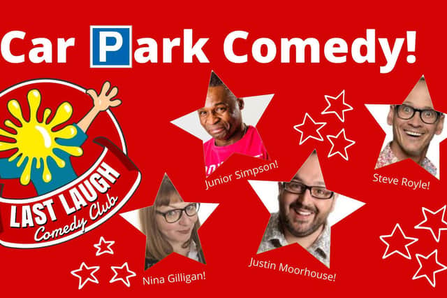 FlyDSA Arena car park will host the Last Laugh Comedy Club show.