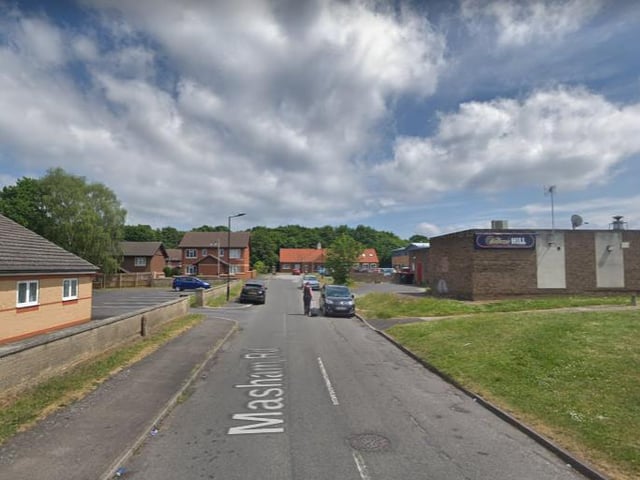 There were also 6 cases of criminal damage and arson reported near Masham Road.