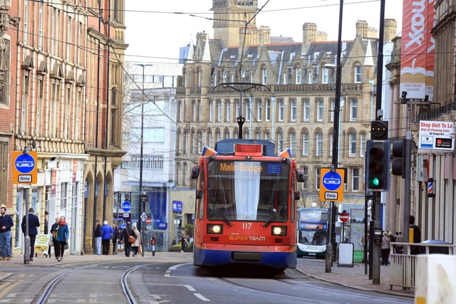 By far the easiest way of getting around the city is on the Sheffield Supertram.