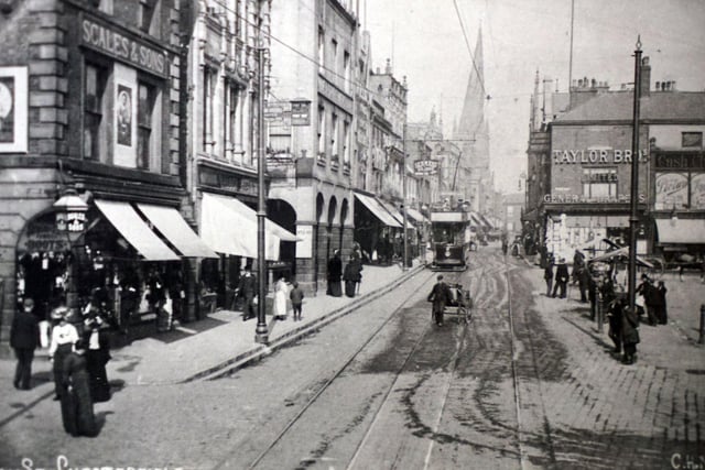 High Street Chesterfield 1910.