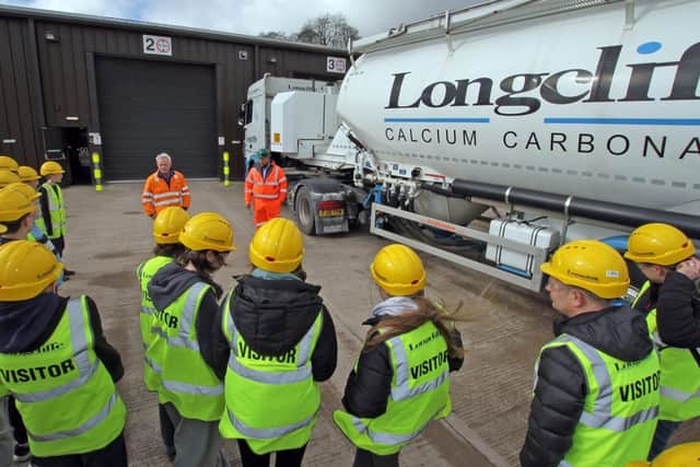 The students found out about the Longcliffe logistics operation