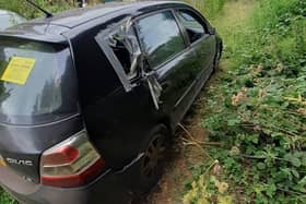 abandoned vehicle in Carr Vale