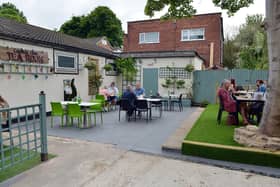 Cakefield Cakes Tea Room in Pleasley opened their new 'secret garden' outside seating area over the May Bank Holiday.