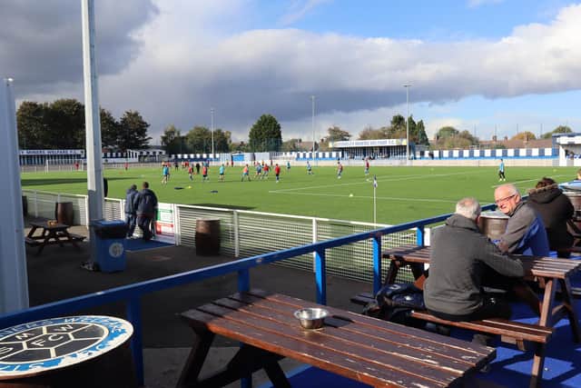 The facilities at Staveley’s ground are certainly impressive.