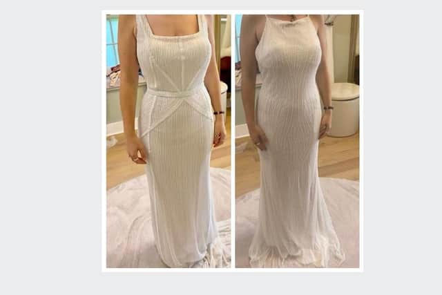 Officers have urged the public to help their investigation after two wedding dresses were stolen in Chesterfield.