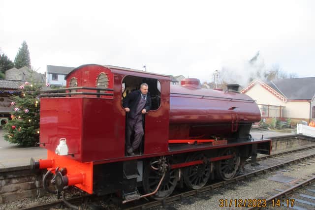 Steam-powered nostalgia: 'The Duke' returns for a special half term ride in Wirksworth.