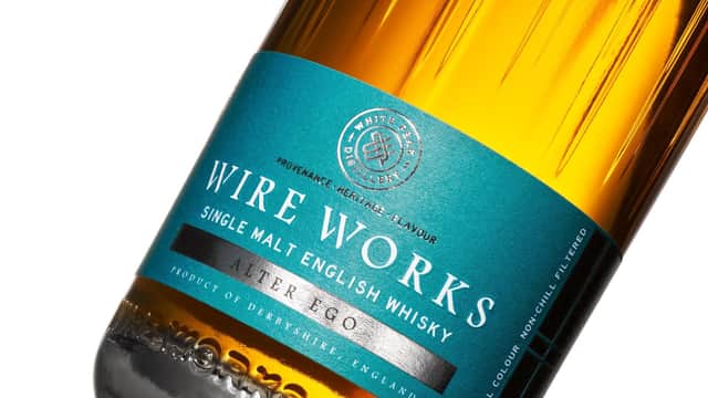 The  limited edition Wire Works Alter Ego single malt English whisky goes on sale this Saturday, June 10.