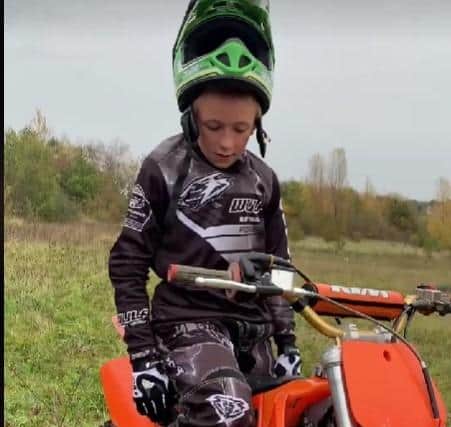 Rhys Jacques, 14,  from Chesterfield, was training for the BMX race next week, when he was allegedly punched by a man in the park.