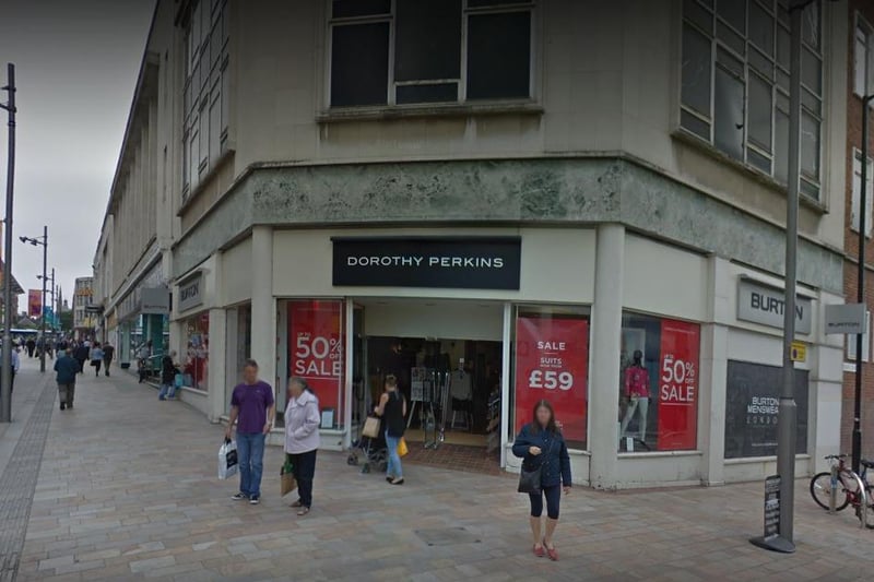 Burton and Dorothy Perkins on the Moor have closed permanently.