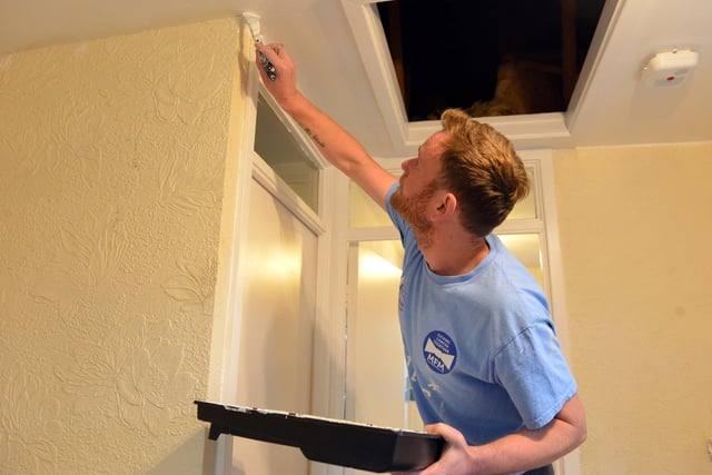 If they can help, the Miles for Men team will. Here is Richard Griffiths helping with a house renovation three years ago.