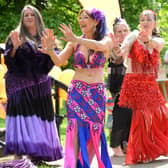 Belly Dance Flames at Fringe Sunday 2019. Photo by David Upcott