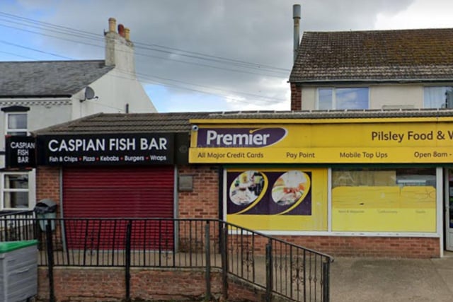Caspian Fish Bar in Pilsley holds a one-star hygiene rating following an inspection in September this year.