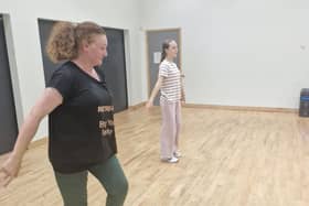 Performers rehearse a dance number for Let It Shine Musical which will be staged at County Hall, Matlock on Friday, October 16, 2026.
