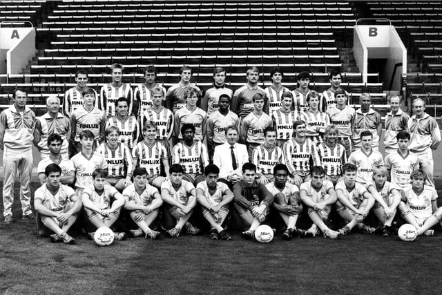 Sheffield Wednesday F.C. team photograph, 1986
