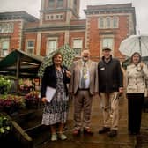 East Midlands In Bloom judging day in Chesterfield Market