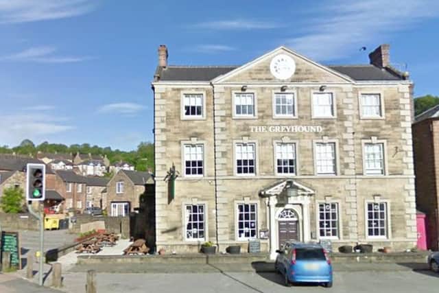 The Greyhound Hotel, on Market Place, Cromford.
