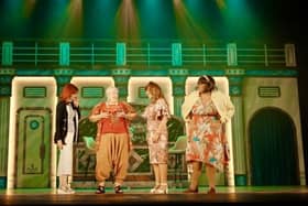 Menopause The Musical 2 docks at Chesterfield's Winding Wheel Theatre on February 16, 2023.