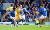 Chesterfield's Dilan Markanday, Louie Marsh and Ryan Stirk in the thick of it against York City