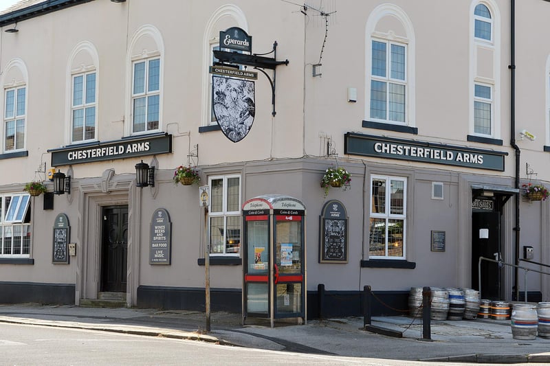 The Chesterfield Arms, Newbold Road, Chesterfield, was a popular choice.