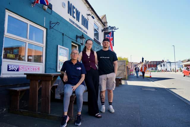 New Inn, a pub in Clay Cross was left without stock and feared it might have to close, after temporary traffic lights and signs suddenly appeared outside the building on Market Street in April.