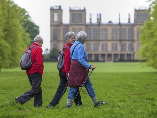 Explore Hardwick Hall's wider estate during a guided walk on May 16, 2024.