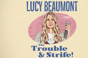 Lucy Beaumont performs at Sheffield City Hall on December 11, 2024.