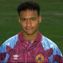Martin Carruthers at the start of his career with Aston Villa.