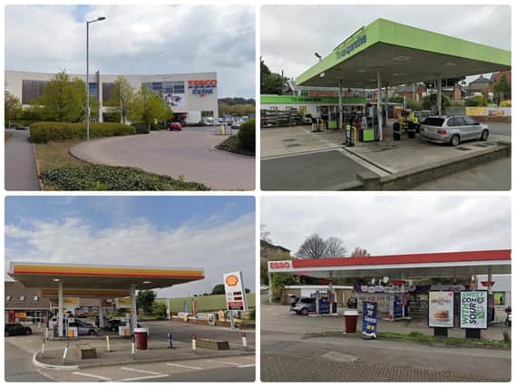 These are the latest prices at forecourts in and around Chesterfield.