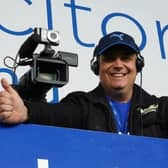 Spireites cameraman Andy Barker. Picture supplied by Chesterfield FC.