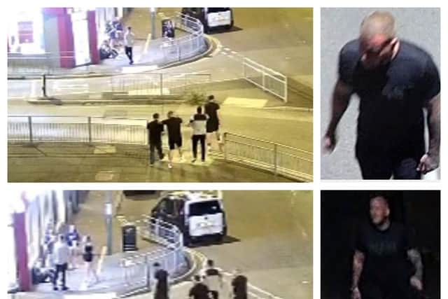 Police have released these CCTV images released following an alleged assault in Chesterfield.