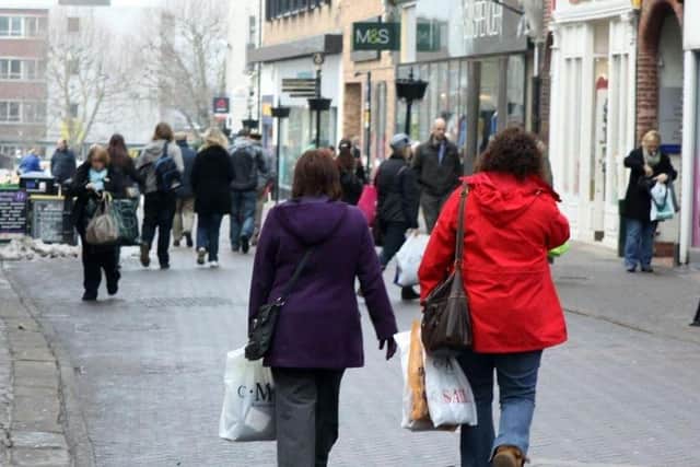 Thieves have struck at a number of locations in Chesterfield town centre.