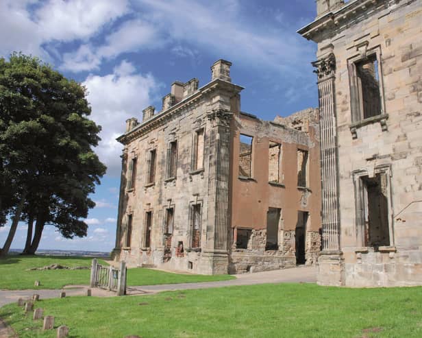 Despite being ruinous, Sutton Scarsdale Hall retains much of its architectural integrity.