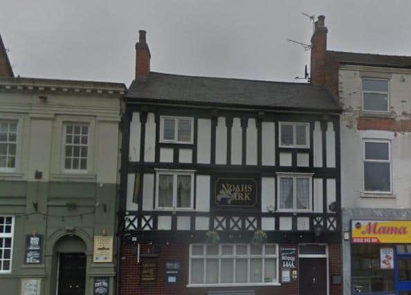 The attack happened outside the Noahs Ark pub, opposite Derby Crown Court