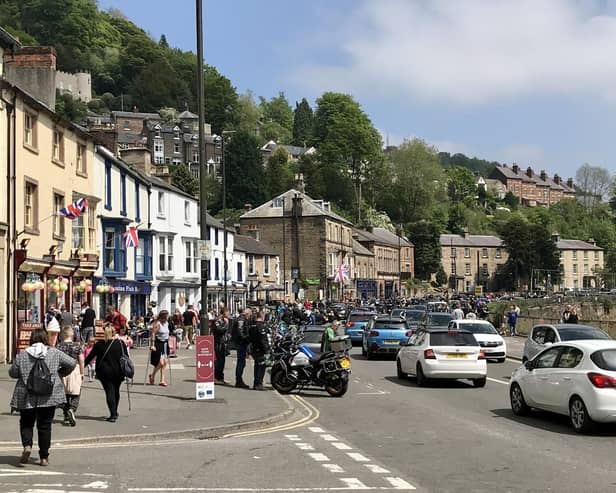 Residents and traders in Matlock Bath are growing increasingly frustrated by the presence of Travellers in a busy car park. (Photo: Brian Eyre/Derbyshire Times)