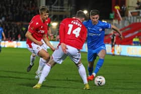 Ryan Colclough in action for Chesterfield.