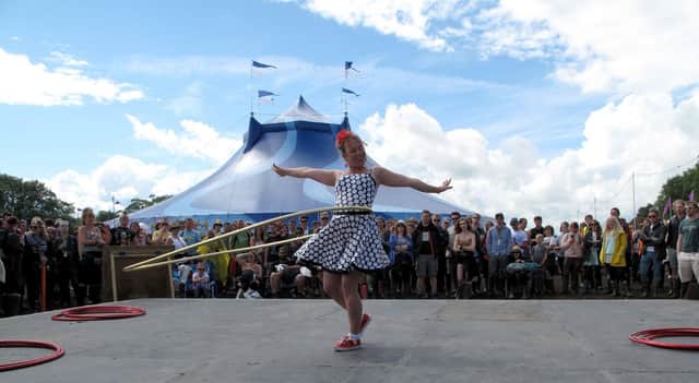 Angie Hula Hooper will entertain families at the carnival event in Derby Market Place on August 19, 2023.